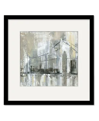 Courtside Market Midtown Bridge I 16" x 16" Framed and Matted Art