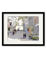 Courtside Market Paris Street Framed Matted Art Collection