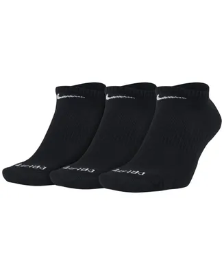 Nike Unisex Everyday Plus Cushion Training No-Show Socks 3 Pairs