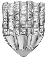 Effy Diamond Multi-Row Statement Ring (1-1/2 ct. t.w.) 14K White Gold, Gold Or Rose