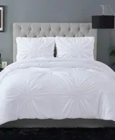 Christian Siriano Georgia Rouched Comforter Sets