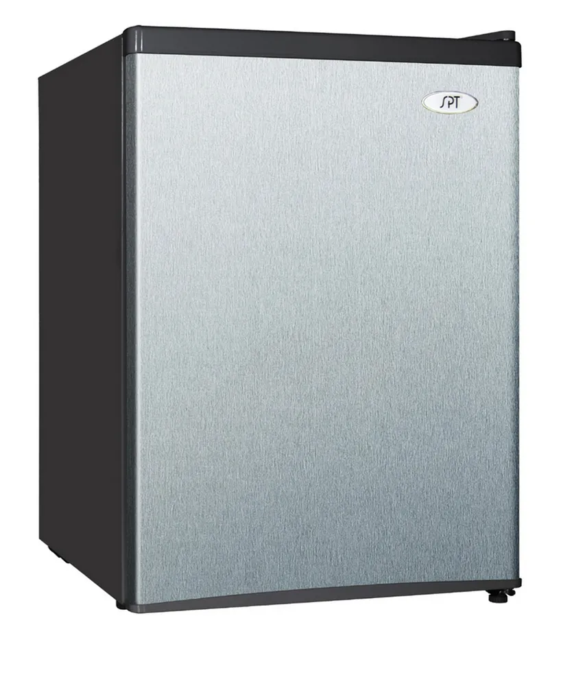 Spt 2.4 cubic feet Compact Refrigerator with Energy Star - Stainless Steel