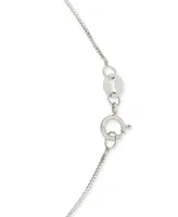 Cultured Tahitian Pearl (10mm) & Diamond Accent 18" Pendant Necklace in 14k White Gold