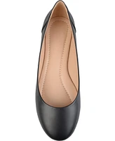 Journee Collection Women's Comfort Ballet Kavn Flats