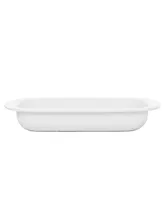 Golden Rabbit Solid White Enamelware Collection 3 Quart Baking Pan