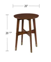 Cardewell Round Midcentury Modern End Table