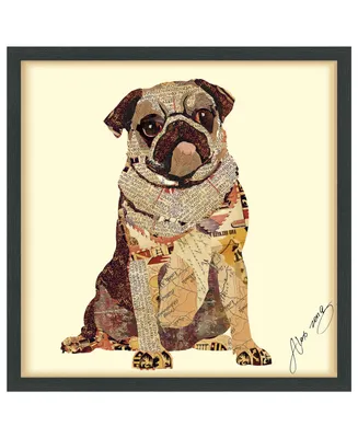 Empire Art Direct 'My Puggy' Dimensional Collage Wall Art - 25" x 25''
