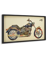 Empire Art Direct 'Los Angeles Rider' Dimensional Collage Wall Art - 25'' x 48''