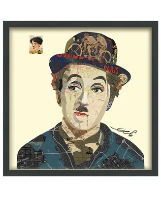 Empire Art Direct 'Charlie' Dimensional Collage Wall Art - 25'' x 25''