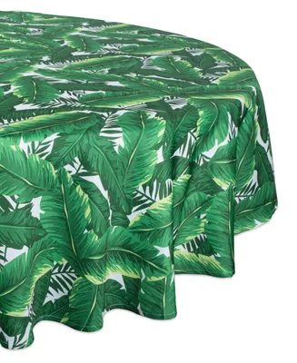 Banana Leaf Outdoor Tablecloth 60" Round