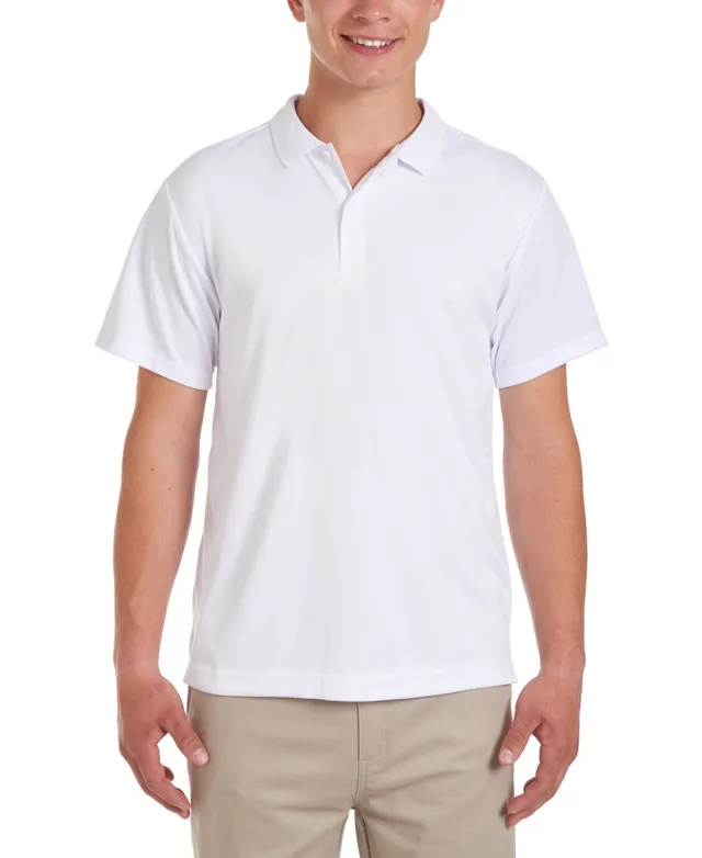 NQyIOS Summer Shirts for Men Classic White Polo Shirt Boys Short