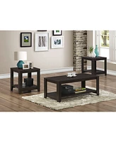 Monarch Specialties 3 Piece Table Set