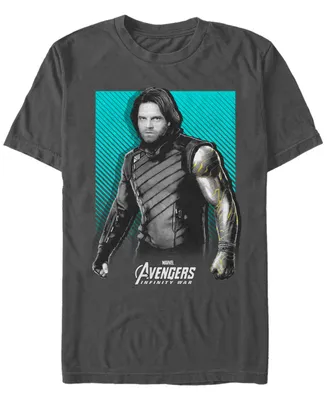 Marvel Men's Avengers Infinity War Bucky Pose Short Sleeve T-Shirt