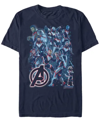 Marvel Men's Avengers Endgame Avengers Suit Group Shot Short Sleeve T-Shirt