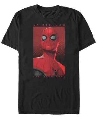 Marvel Men's Spider-Man Far From Home Poster Short Sleeve T-Shirt