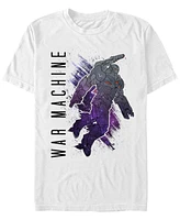 Marvel Men's Avengers Infinity War Galaxy Painted The Machine Short Sleeve T-Shirt