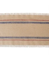 Design Imports Burlap Table Runner 14" x 108"