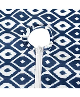 Design Imports Outdoor Table Runner with Zipper 14" x 72"