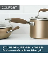 Anolon Advanced Home Hard-Anodized Nonstick Skillet Set, 2 Piece