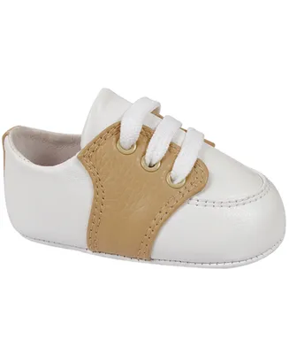 Baby Deer Boy Comfort Laced Leather Saddle Oxford