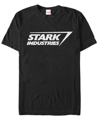 Marvel Men's Iron Man Stark Industries Logo Short Sleeve T-Shirt