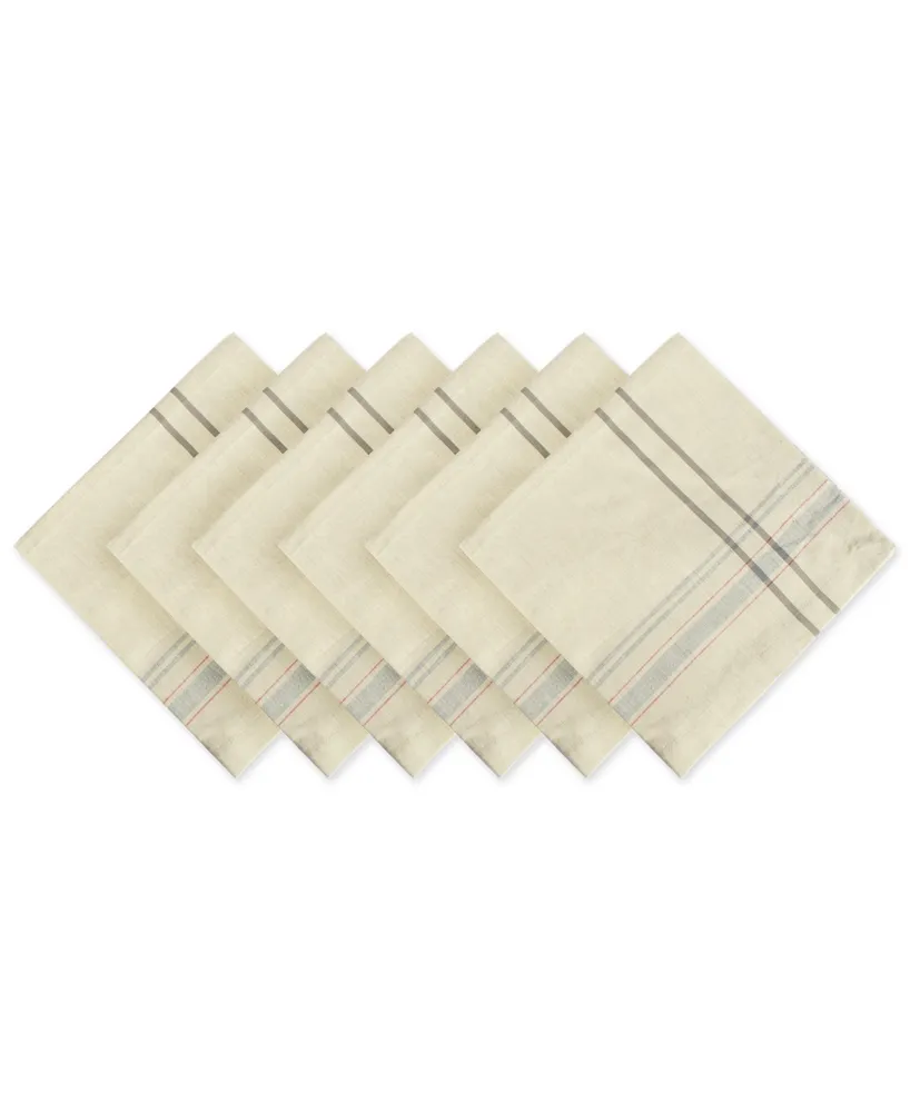 French Stripe Napkin, Set of 6