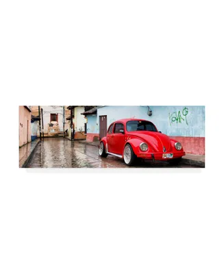 Philippe Hugonnard Viva Mexico 2 Red Vw Beetle Car in San Cristobal de Las Casas Ii Canvas Art