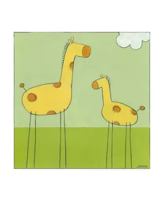 June Erica Vess Stick leg Giraffe I Childrens Art Canvas Art