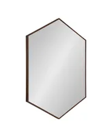 Kate and Laurel Rhodes Framed Hexagon Wall Mirror - 24.75" x 36.75"