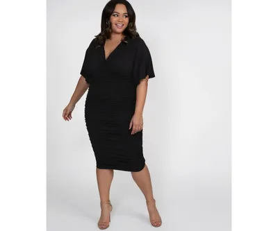 Women's Plus Size Rumor Ruched Dress