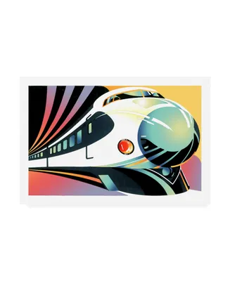 David Chestnutt Japanese High Speed Train Canvas Art