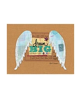 Holli Conger Dream Big Angel Wings Canvas Art - 27" x 33.5"