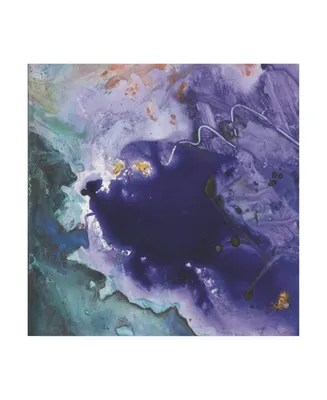 Sheila Golden Purple Wind Abstract Iii Canvas Art