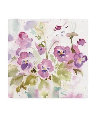 Sheila Golden Viola Impressions Canvas Art