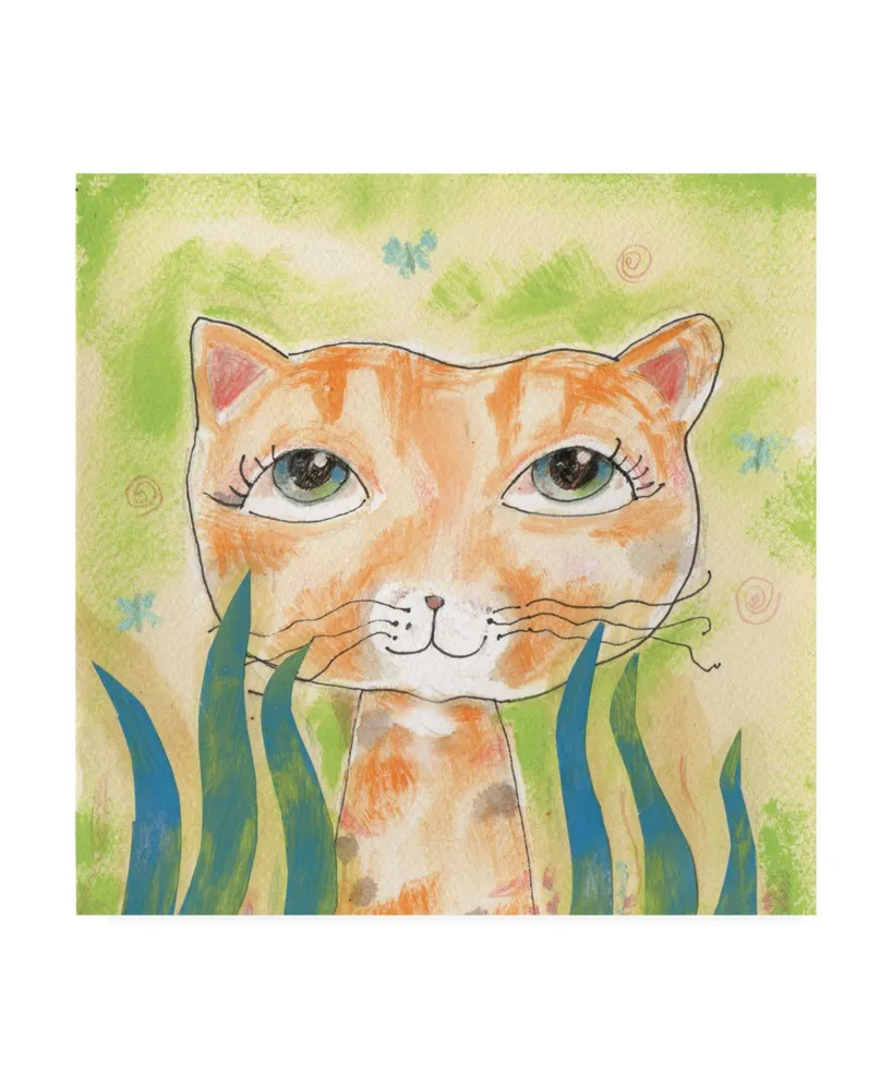 Whiskers Studio Wild Thing Watercolor Canvas Art