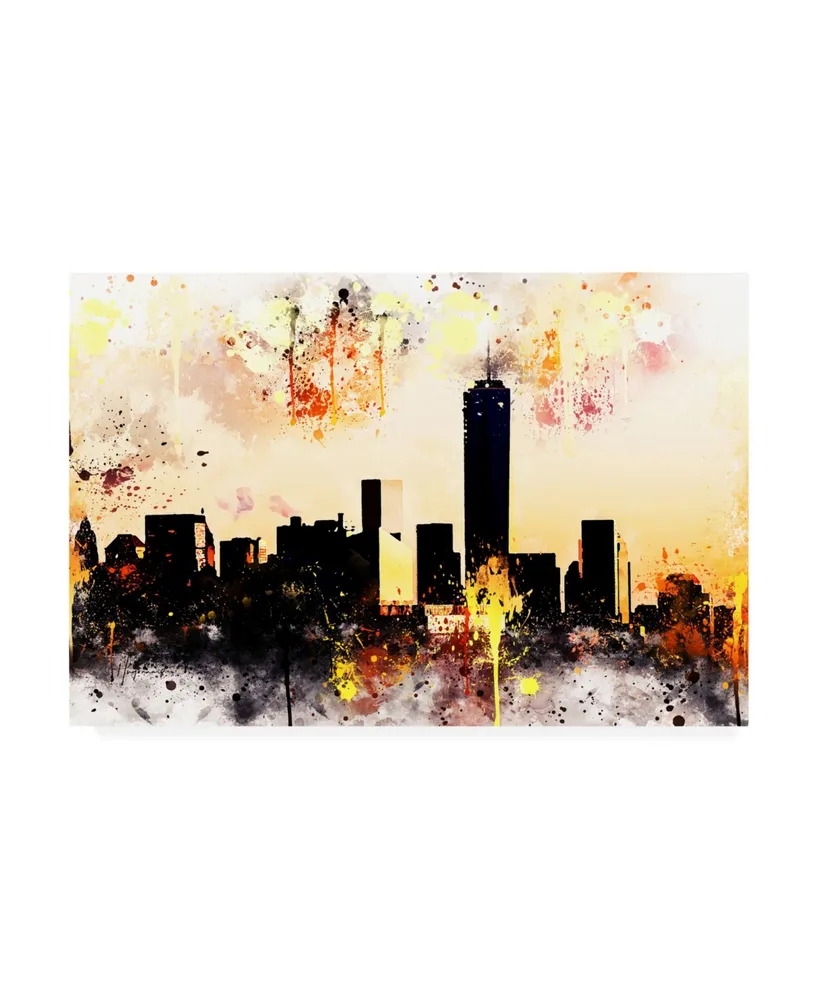 New York City Watercolor Cityscape II | Canvas Wall Art | 20x16 | Great Big Canvas