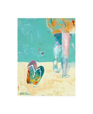 Pamela K. Beer Flip Flops On The Beach Canvas Art Collection
