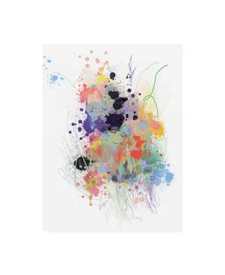 Niya Christin Lavender Wildflower Explosion Canvas Art