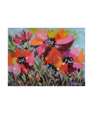 Pamela Gaten Red Poppy Field Canvas Art - 36.5" x 48"