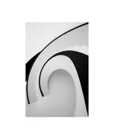 Joao Castro Going Up Black and White Canvas Art - 20" x 25"