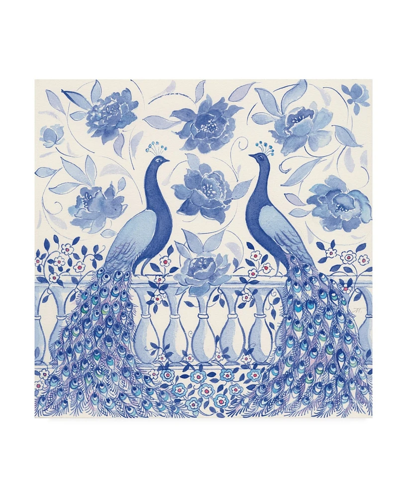 Miranda Thomas Peacock Garden Vi Canvas Art - 15" x 20"