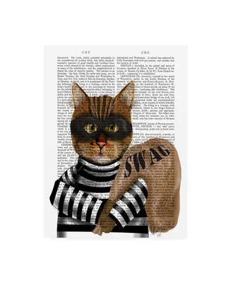 Fab Funky Cat Burglar Canvas Art