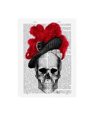Fab Funky Skull with Hat Canvas Art