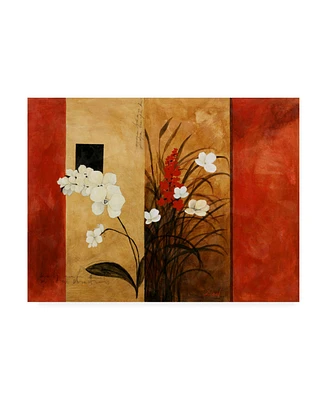 Pablo Esteban Flowers Bouquet on Panels Canvas Art