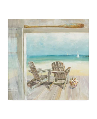Danhui Nai Seaside Morning Canvas Art - 36.5" x 48"