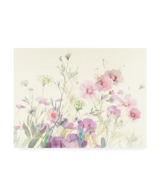 Danhui Nai Queen Annes Lace and Cosmos Painting Canvas Art