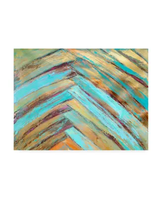 Suzanne Wilkins Crazy Fronds Diptych I Canvas Art