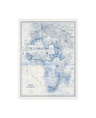 Vision Studio Africa in Shades of Blue Canvas Art - 15.5" x 21"