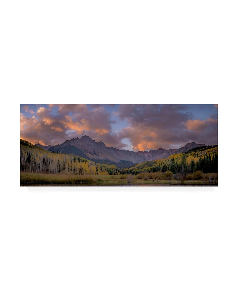 Dan Ballard Forest 2 Mountains Canvas Art - 27" x 33.5"