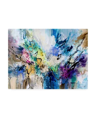 Jennifer Gardner Rainbow Blue V Canvas Art